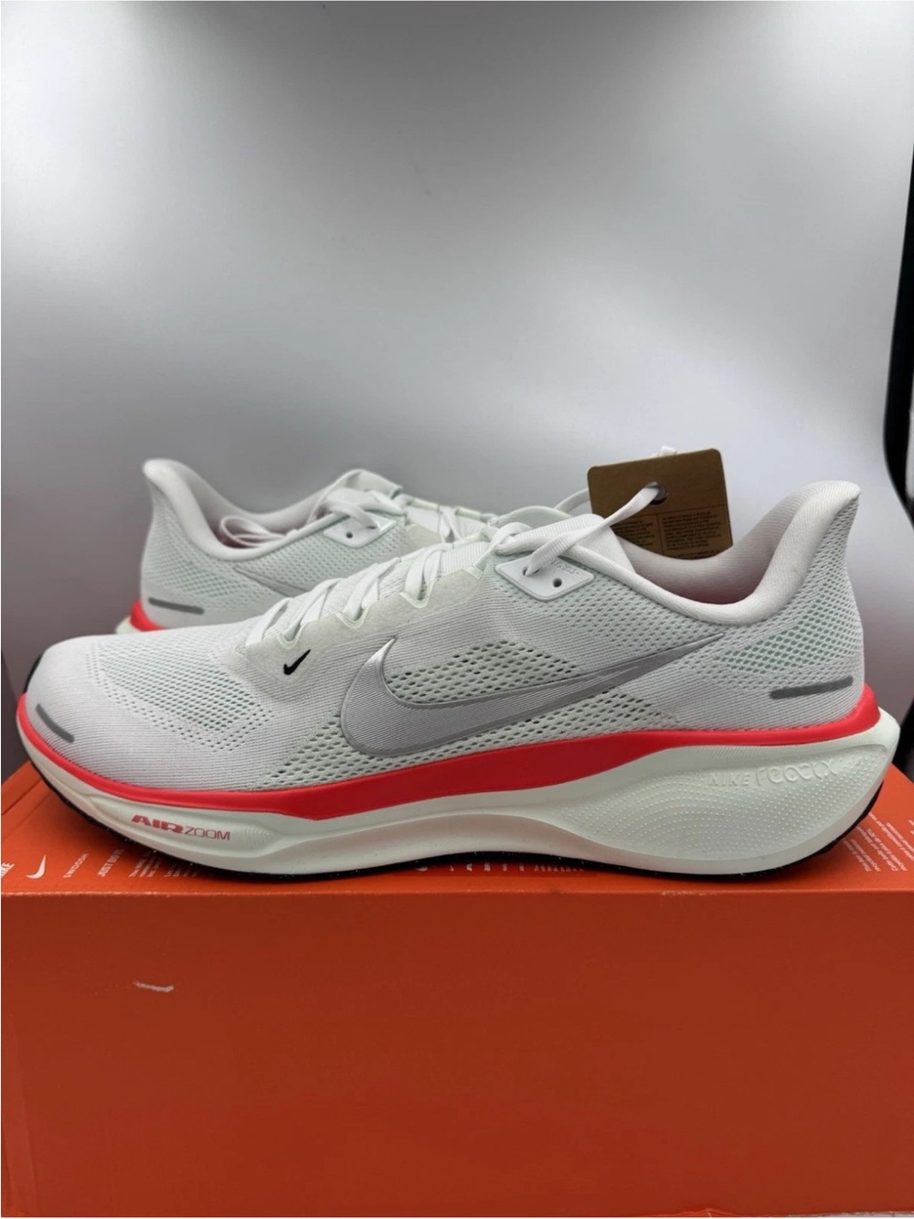 Nike Air Zoom Pegasus 41 White Barely Green Crimson BRAND NEW Multiple Sizes